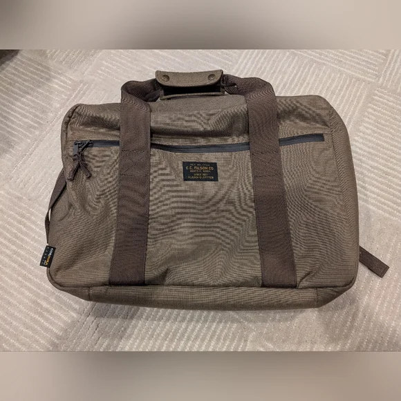 Filson Ripstop Nylon Pullman Duffle and Backpack | Tan - Picture 1 of 11